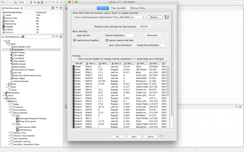 KNIME | Building A Machine Learning Model Using KNIME