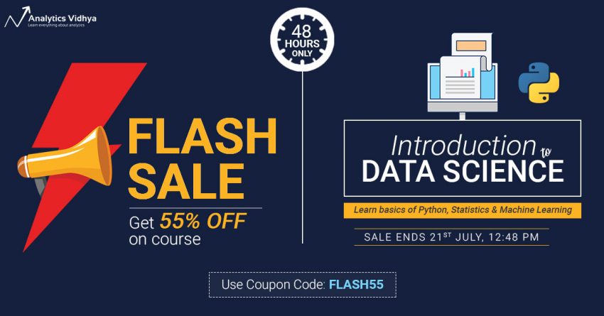FLASH SALE! Get Flat 55% off on our Popular 'Introduction to Data ...
