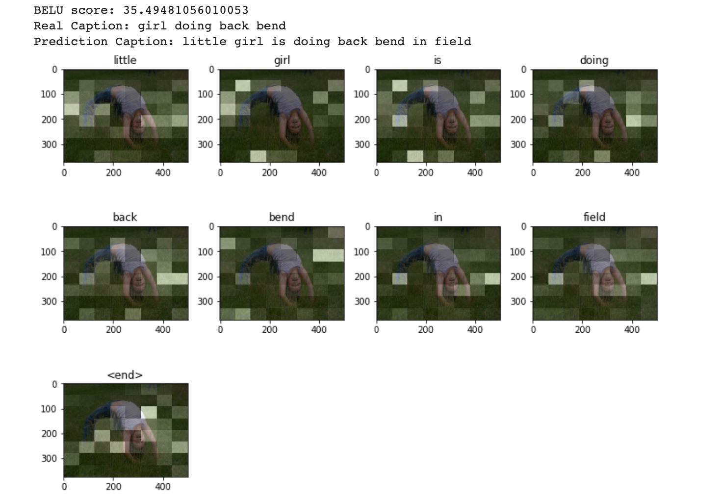 Attention Mechanism For Image Caption Generation in Python