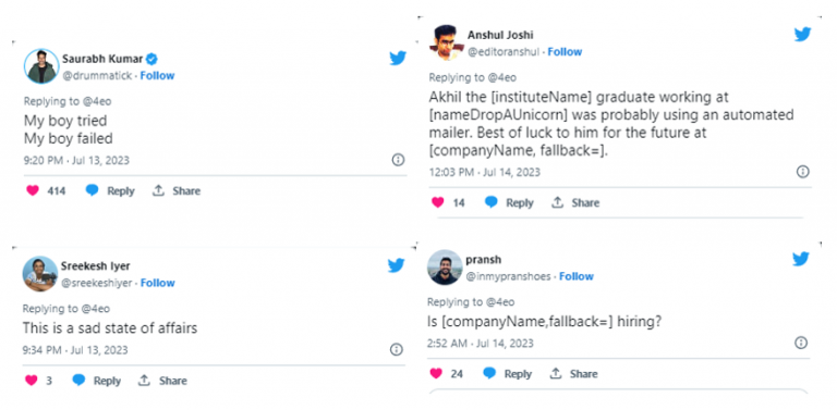 IIT Grad 39 s AI Generated Cover Letter - Iit Ai Letter Reactions 1 768x377 