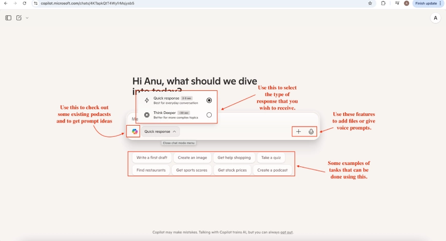 Microsoft Copilot (formerly Bing Chat)