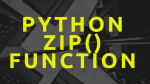 Exploring the zip() Function in Python - Analytics Vidhya