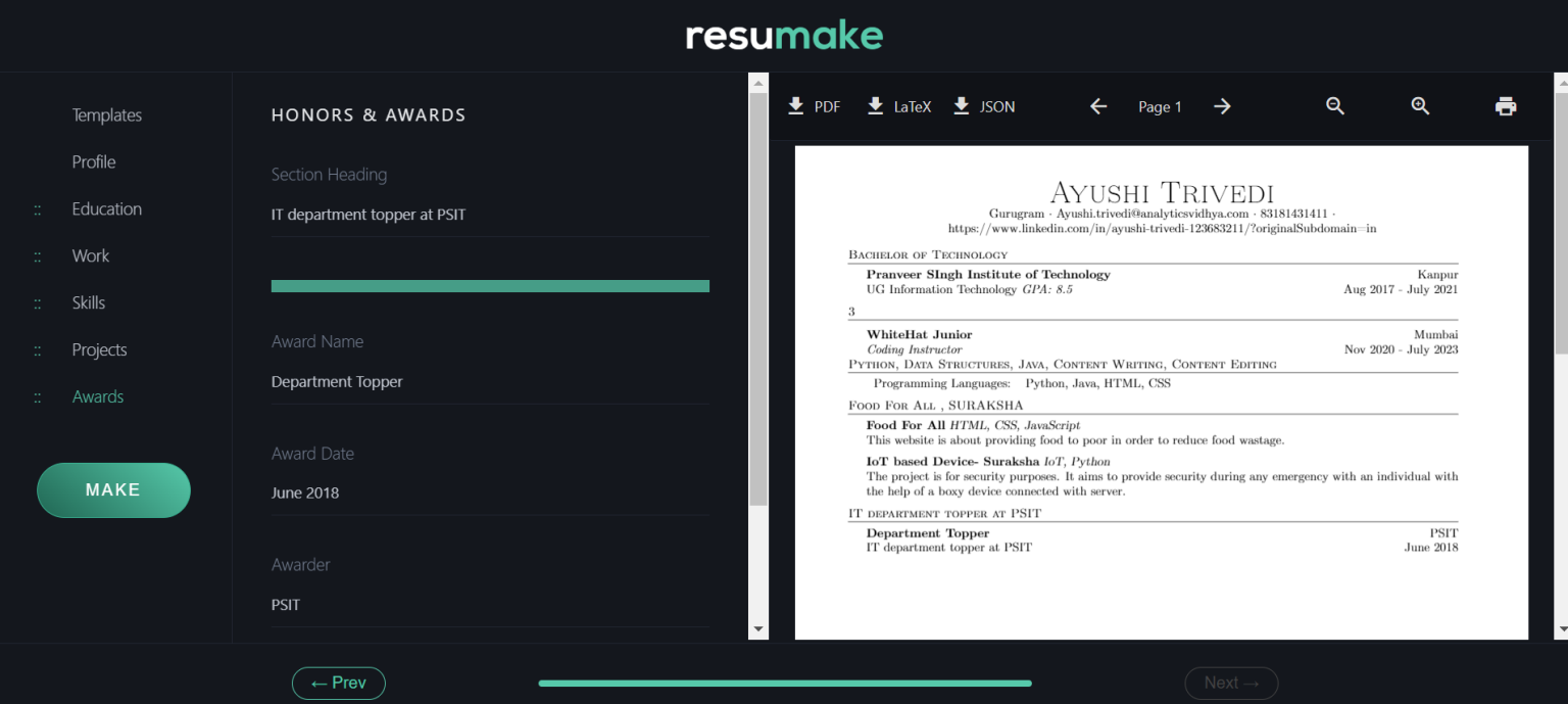 Top 5 Free AI Resume Building Apps