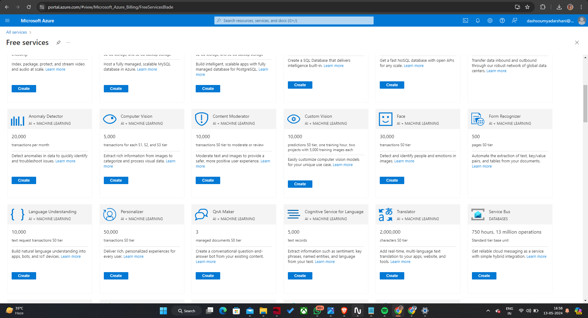 Microsoft Azure Services