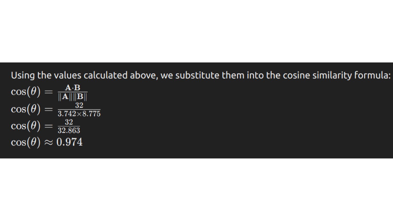 How to Calculate Cosine Similarity in Python?