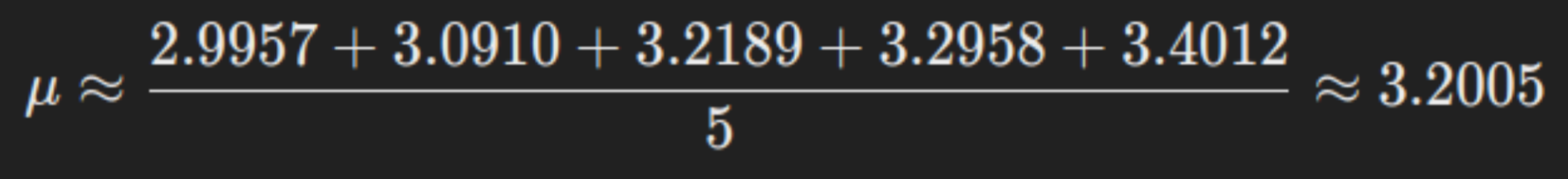 Example of Log-normal Distribution