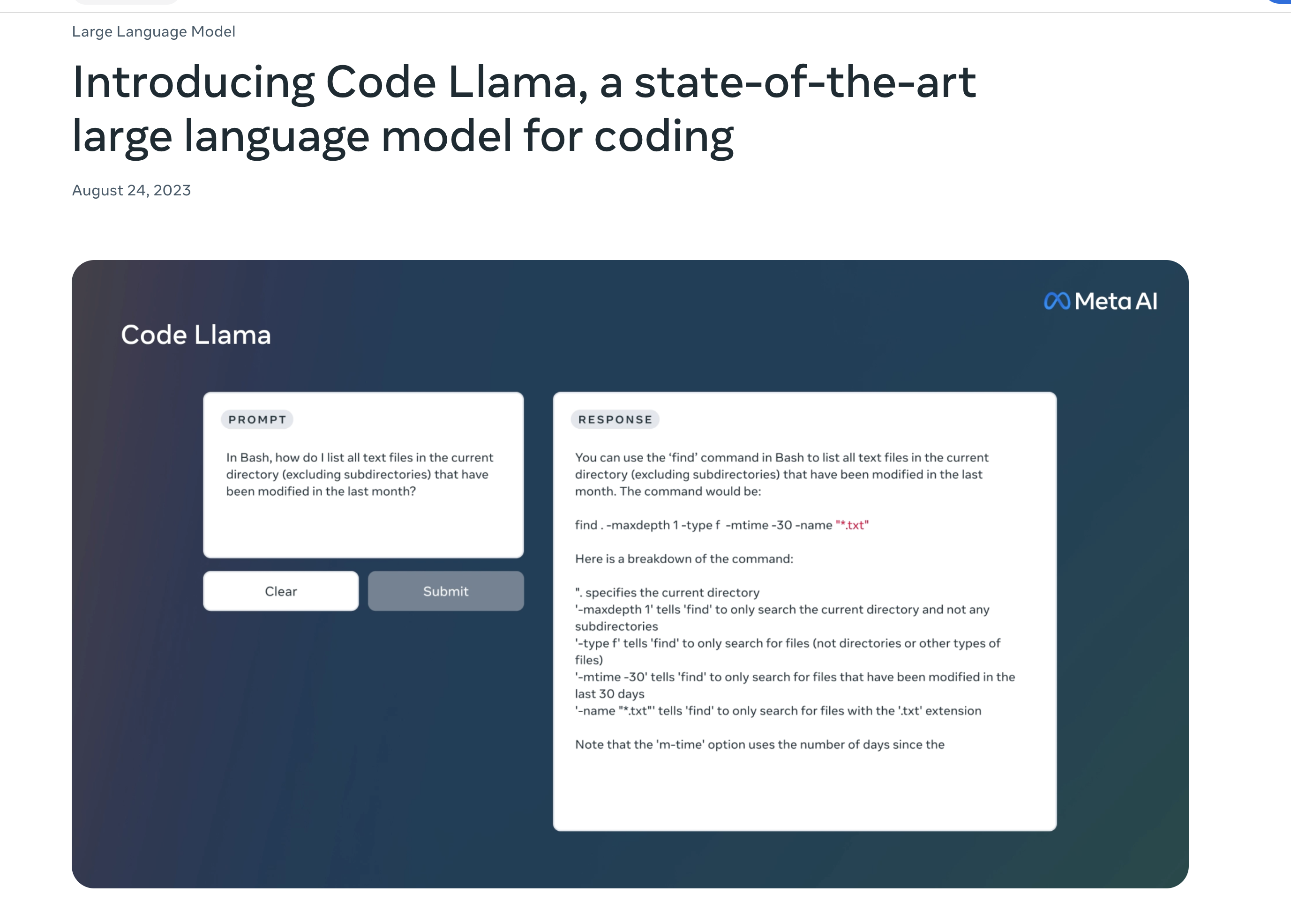 Code llama