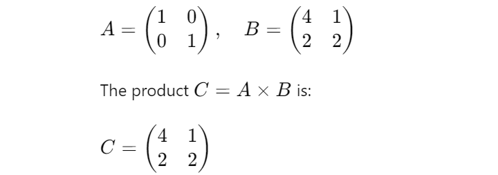 Example of Tensors in Linear Algebra