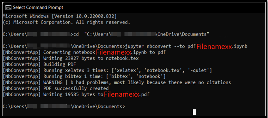 nbconvert Command Line Tool