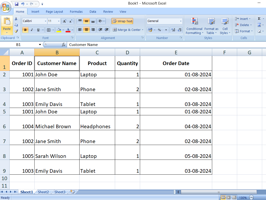 Remove Duplicates in Excel