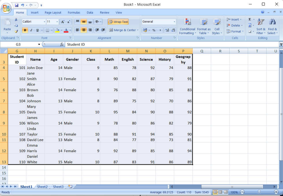 Protecting the Worksheet