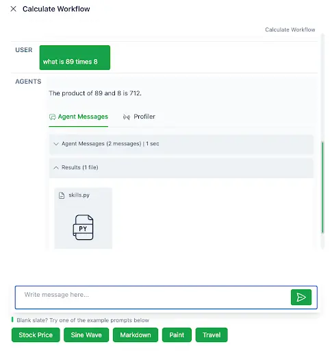 calculate workflow