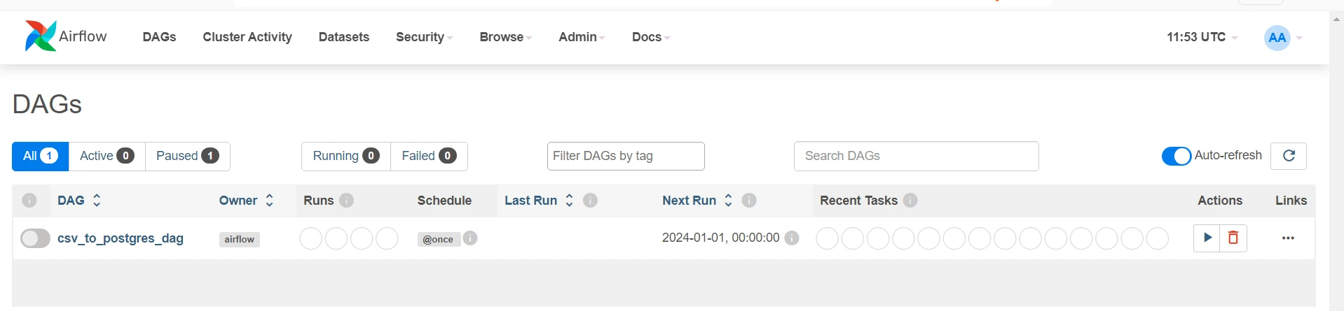 Run Your Code: CSV to PostgreSQL