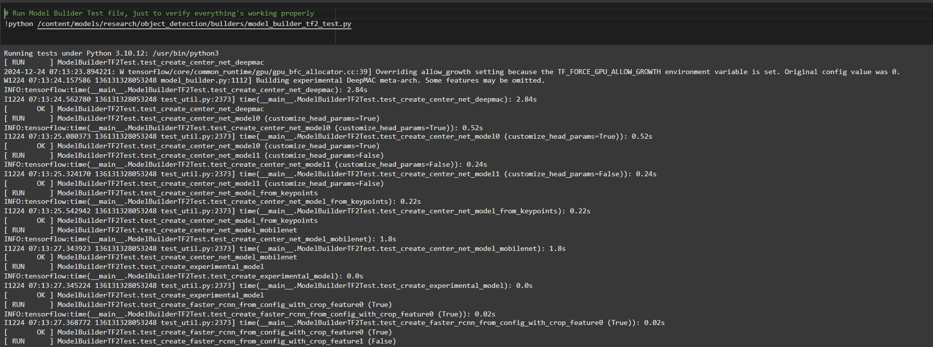 Verify Environment and Installations