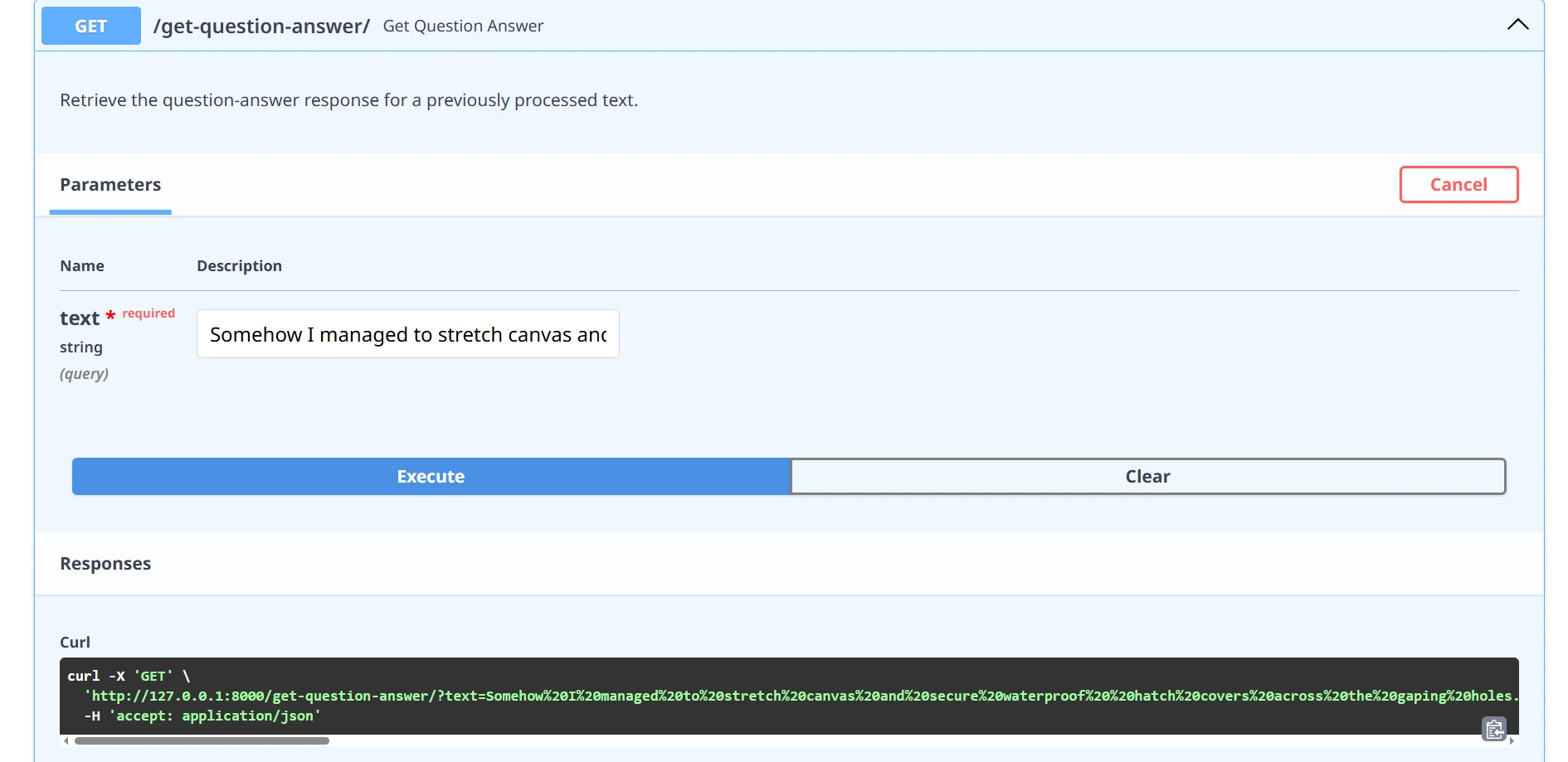 Execute: English Educator App API