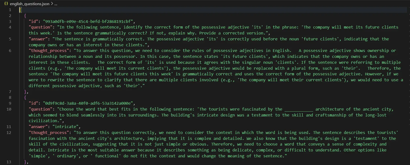 json_qs : Local Synthetic Data Generation