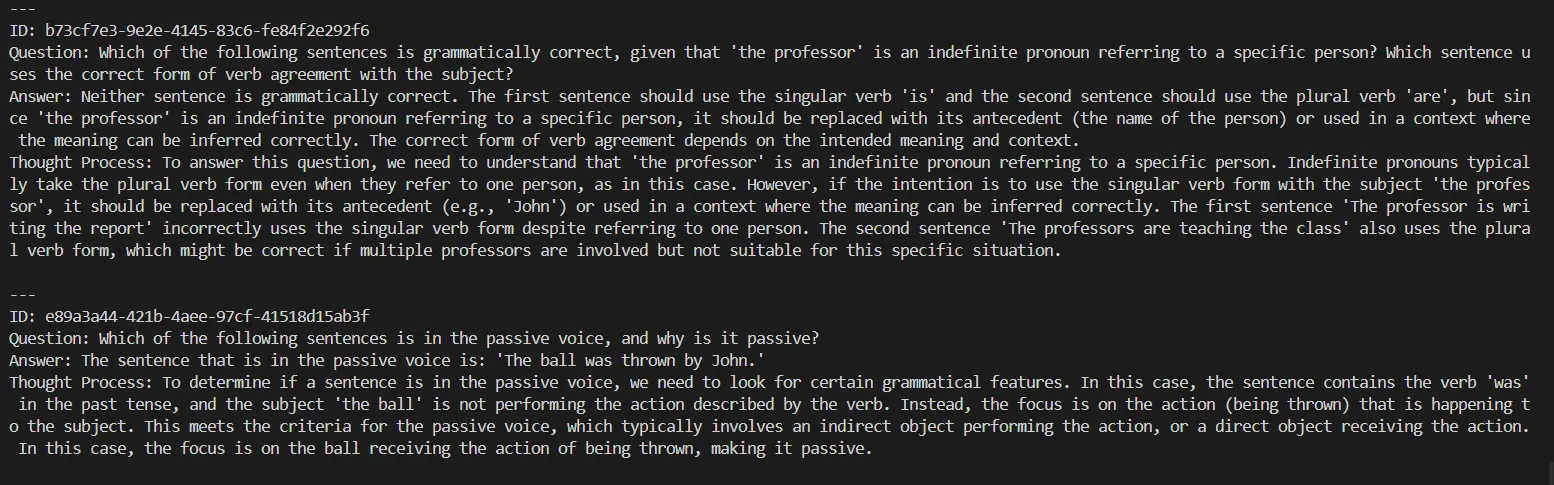 question: Local Synthetic Data Generation