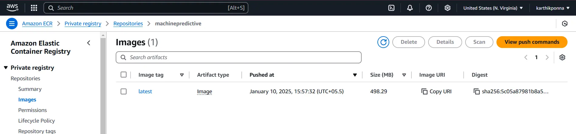 Amazon Elastic Container Registry (ECR)