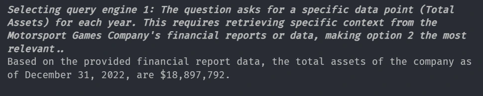 response11: Financial Report Retrieval System