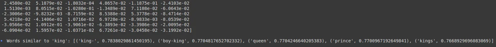 FastText | Evolution of Embeddings