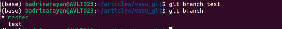 git branch
