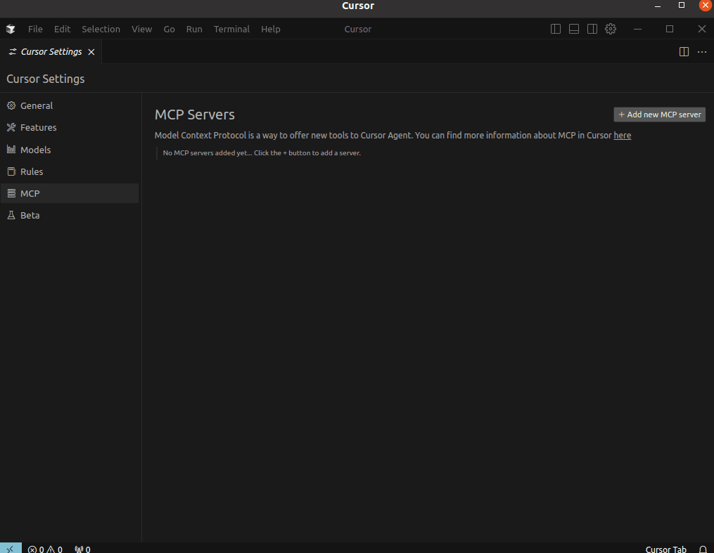 Cursor AI MCP servers