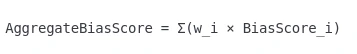 Aggregate Bias Score