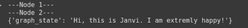 LangChain output