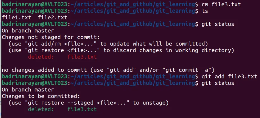 git add