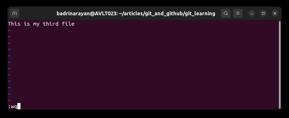 File creation