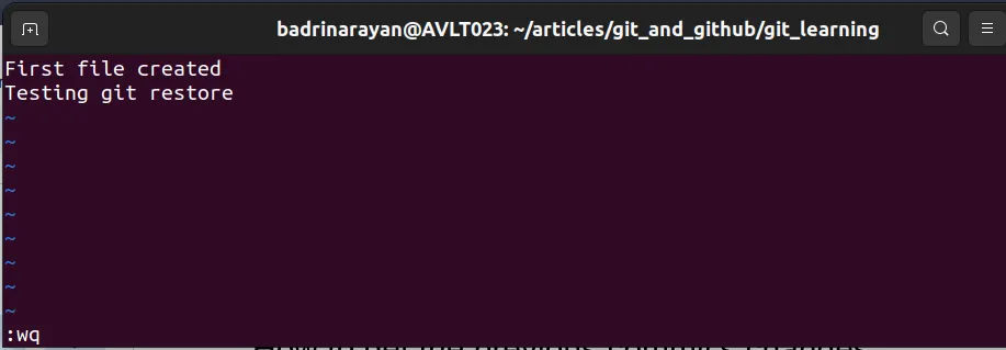 File creation