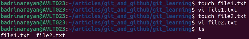 ls command