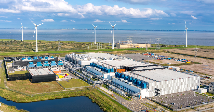 A look at Google's data centre in Eemshaven, Netherlands. Google alone has about 37 data centres globally