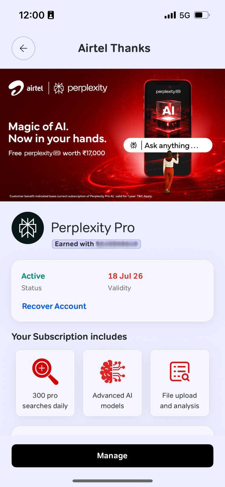 Airtel Thanks App