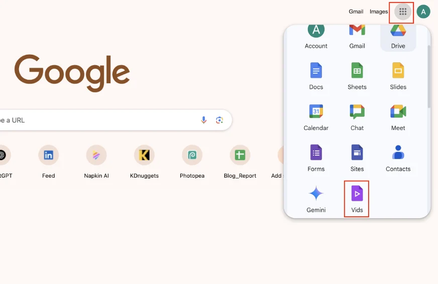 Vids in Google