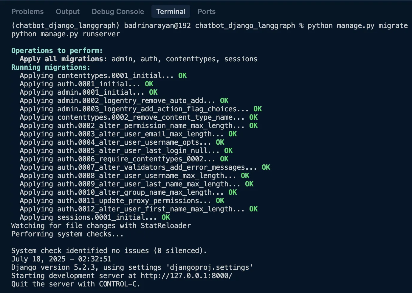 Installed Dependencies