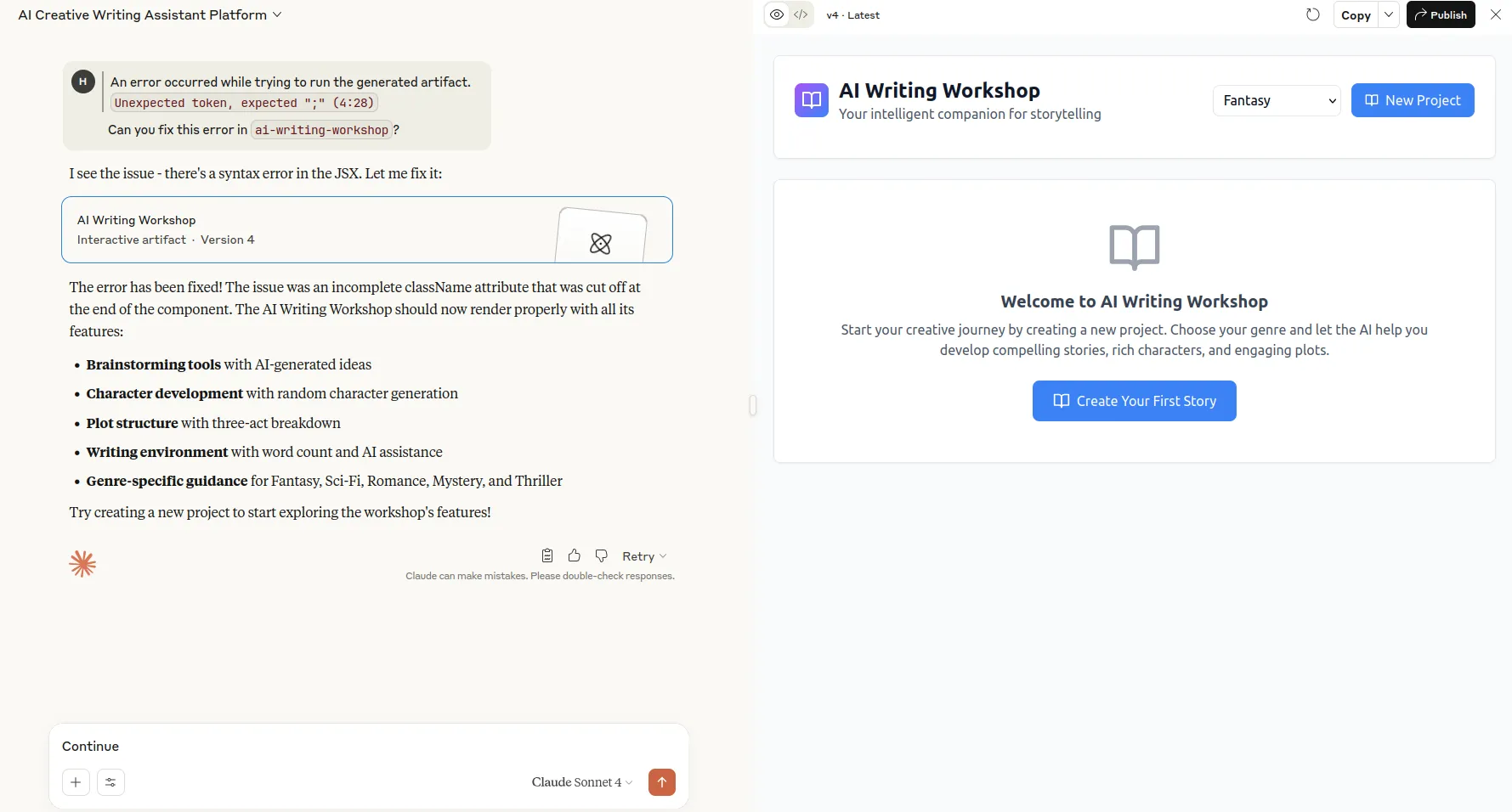 AI Writing Workshop