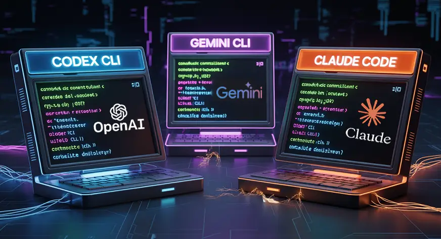 Codex CLI vs Gemini CLI vs Claude Code