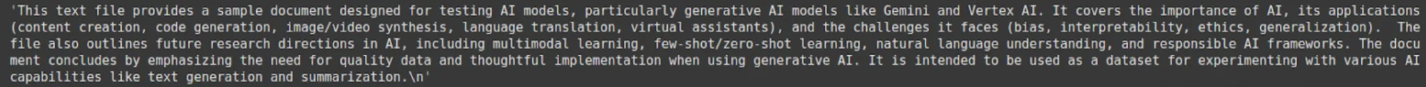 Google Gen AI - File Upload and Usage