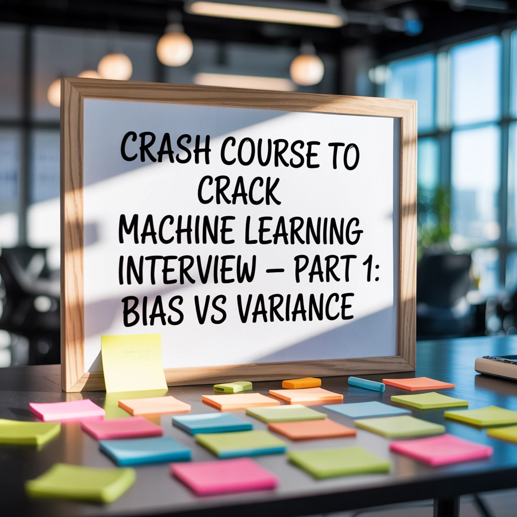Crash course to crack machine learning interview