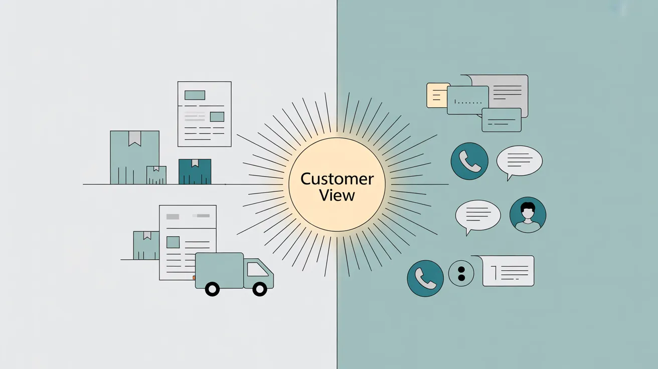 Customer view of the entire process