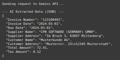 Augmenting OCR using Gemini API