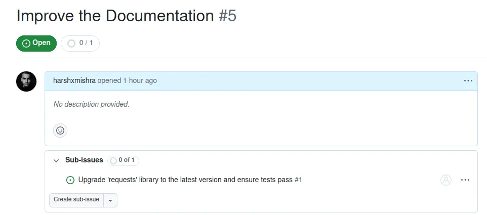 GitHub Comment