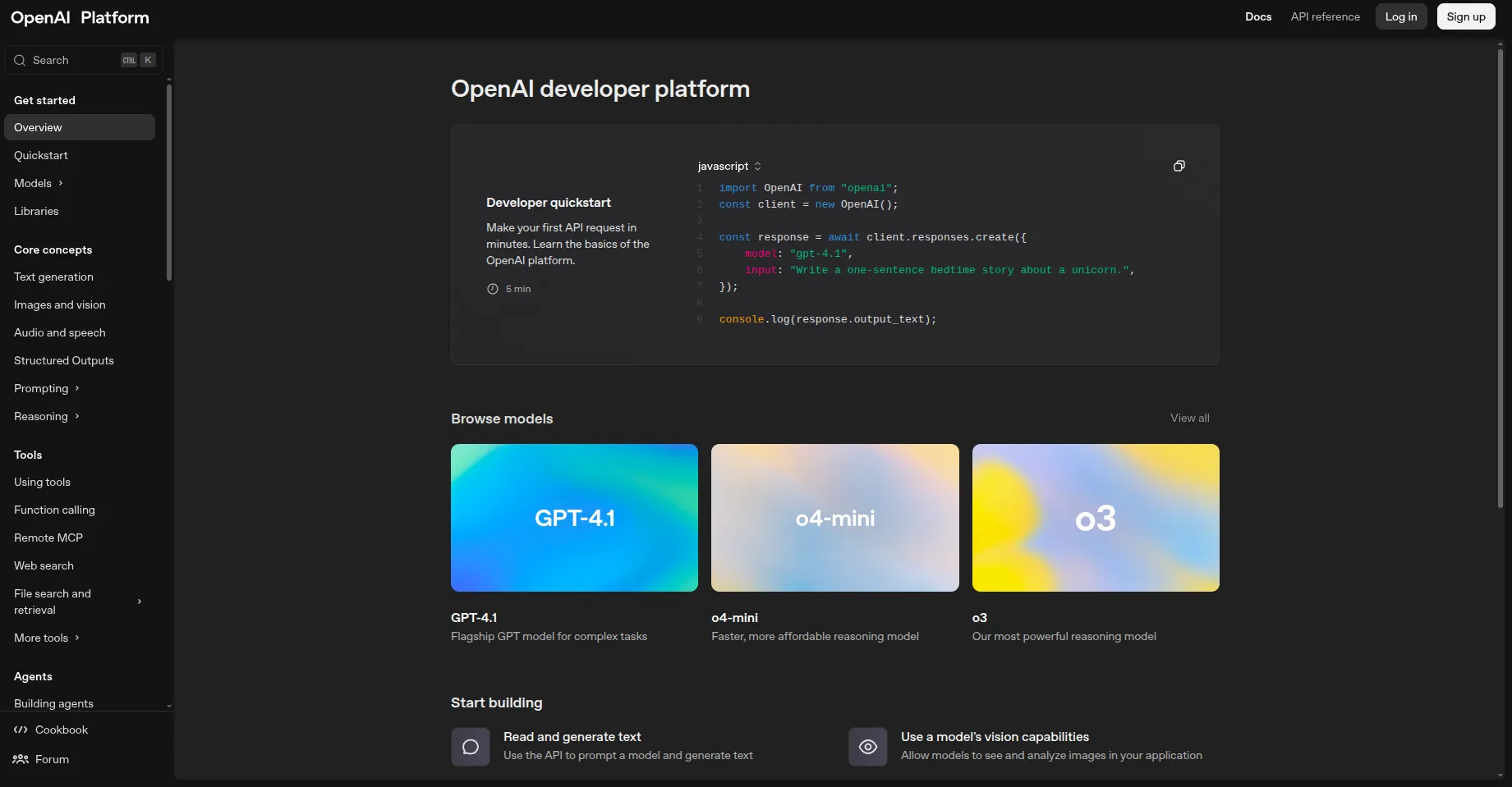 openAI developer platform