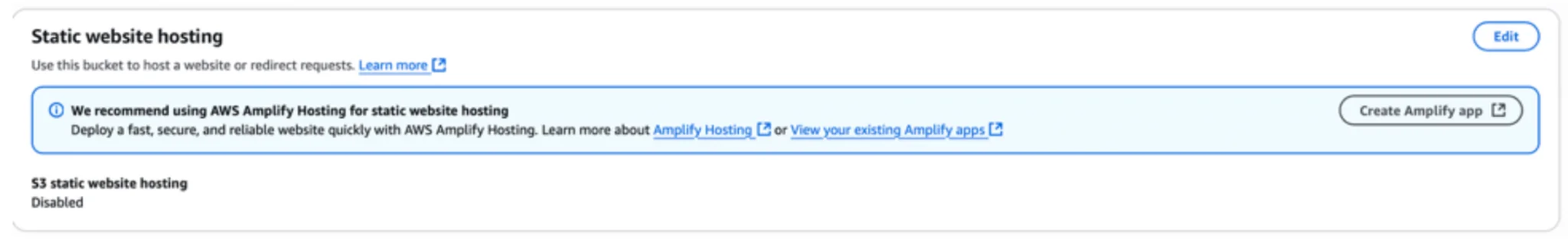 static website hosting - Resume website