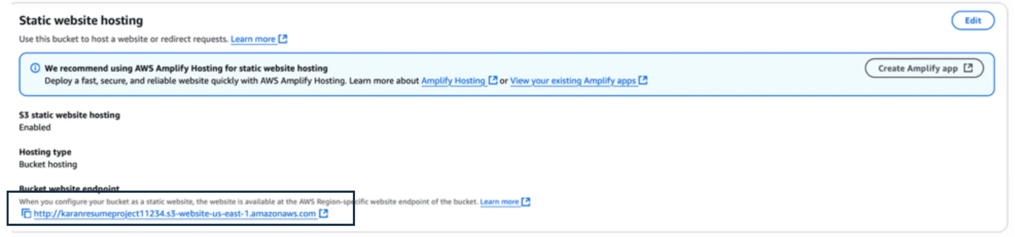 static website hosting