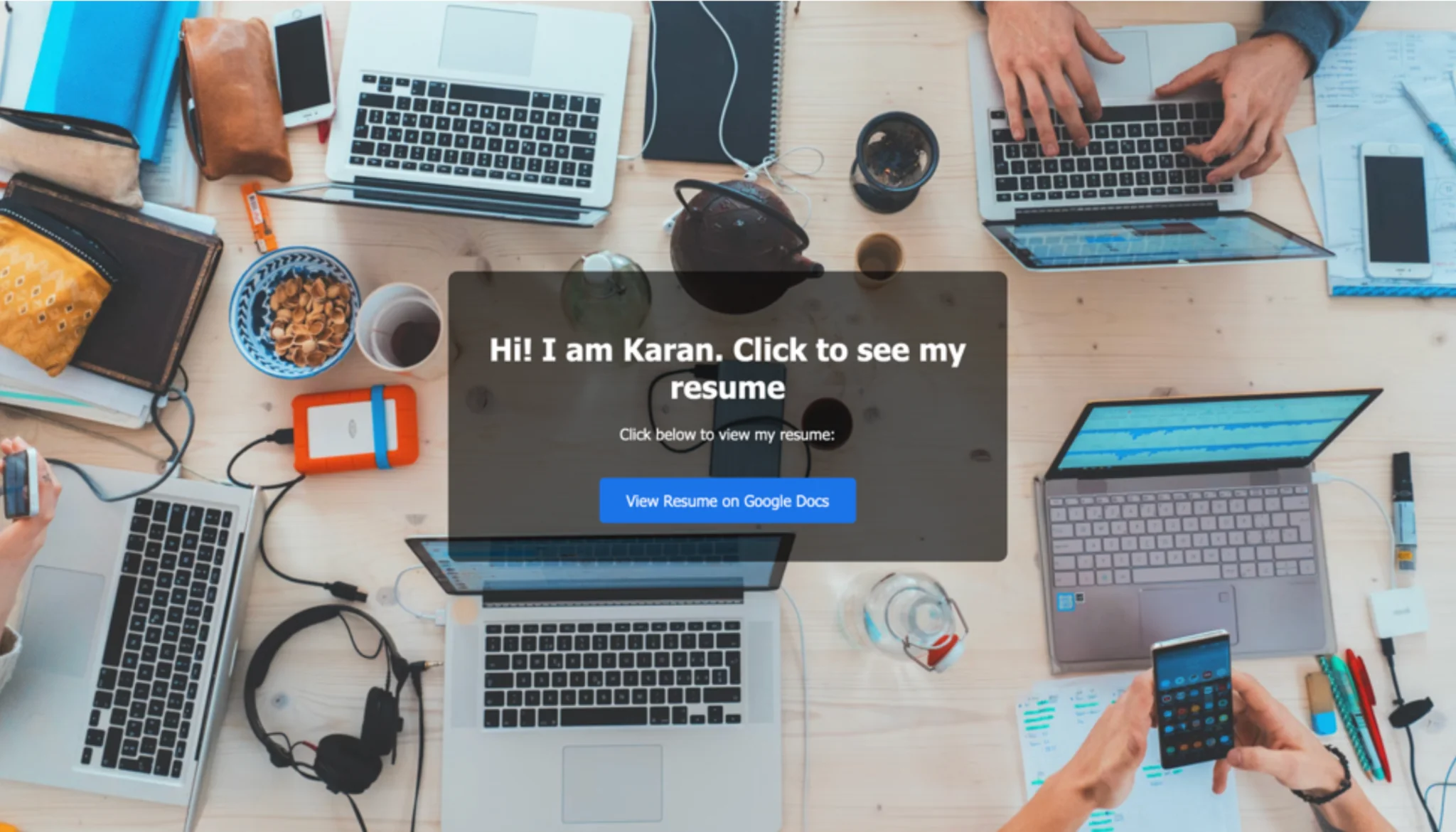 Resume website is live