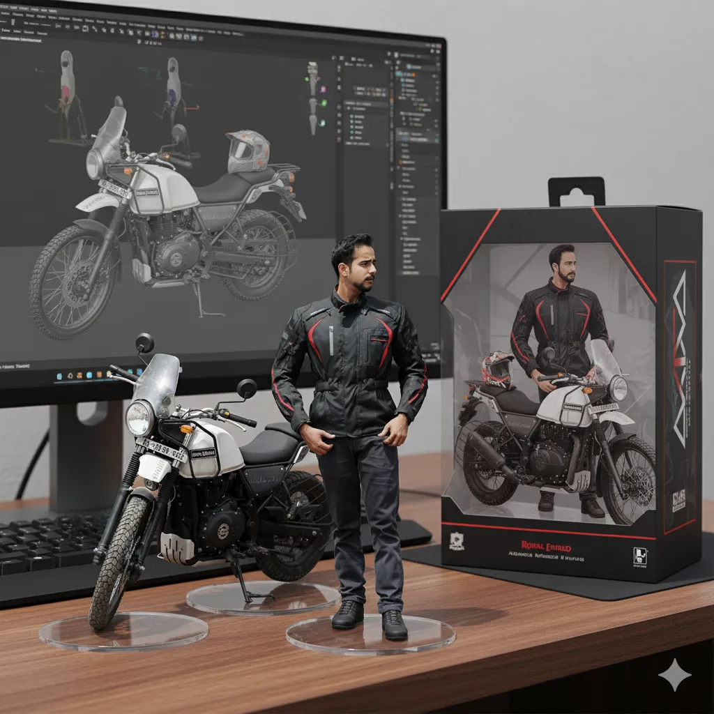 A 3D figurine of my image created through Google's Nano Banana AI