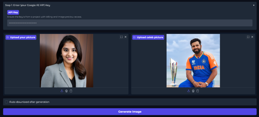 Input Image | Nano Banana App