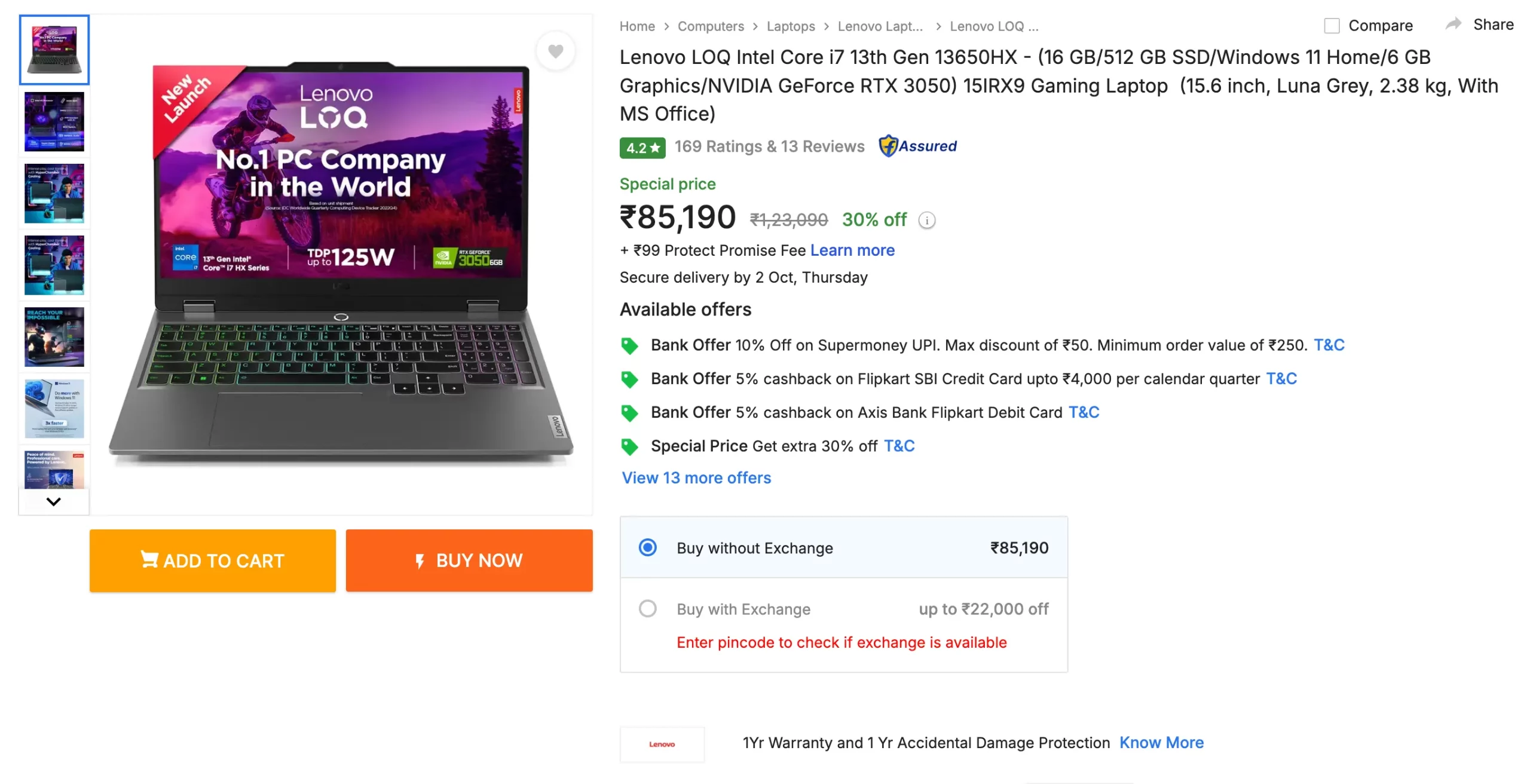 Lenovo LOQ 15IRX9 | Best Laptops for AI Engineers and Developers